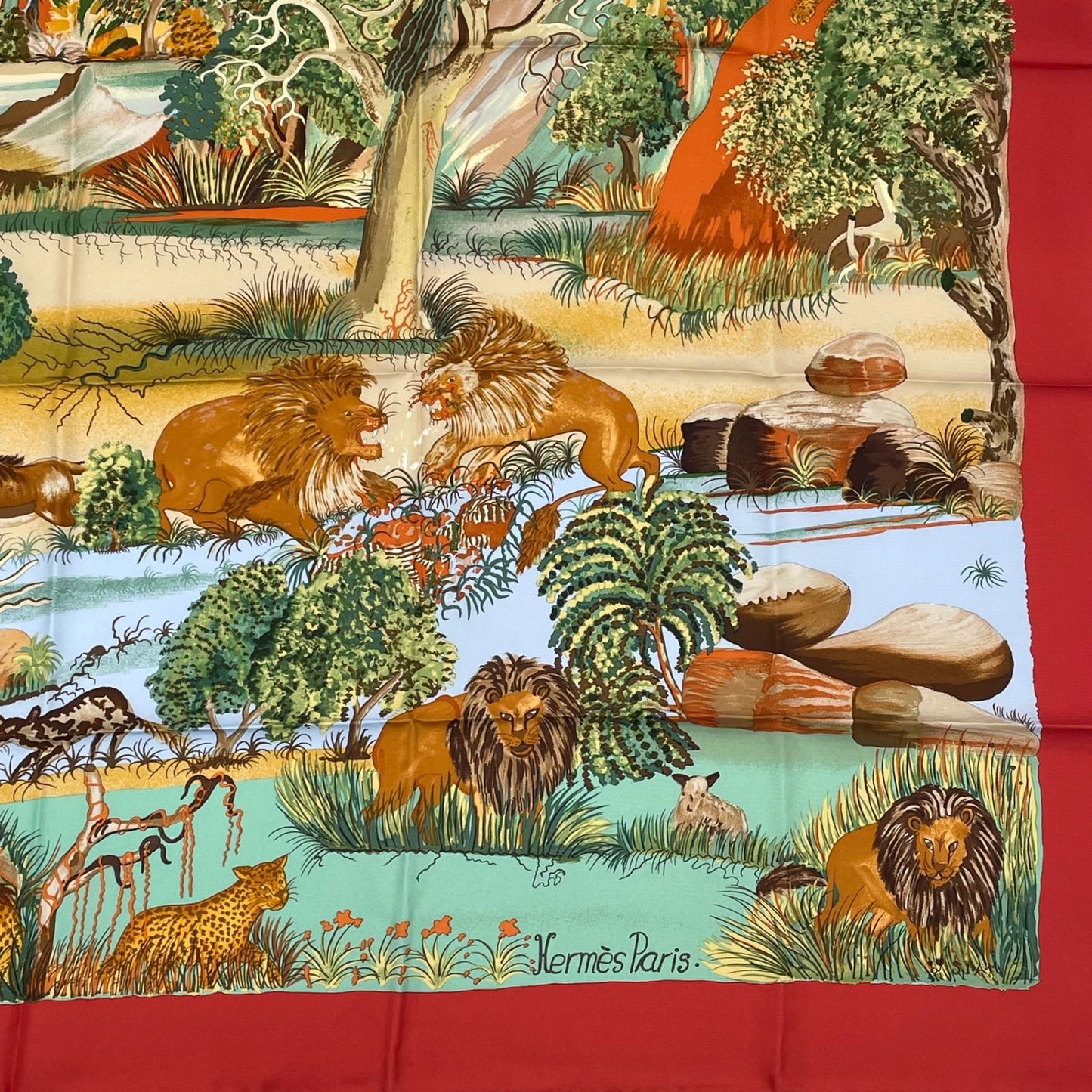 Hermes Carre 90 Nuba Mountain Scarf Silk 100% — view 3