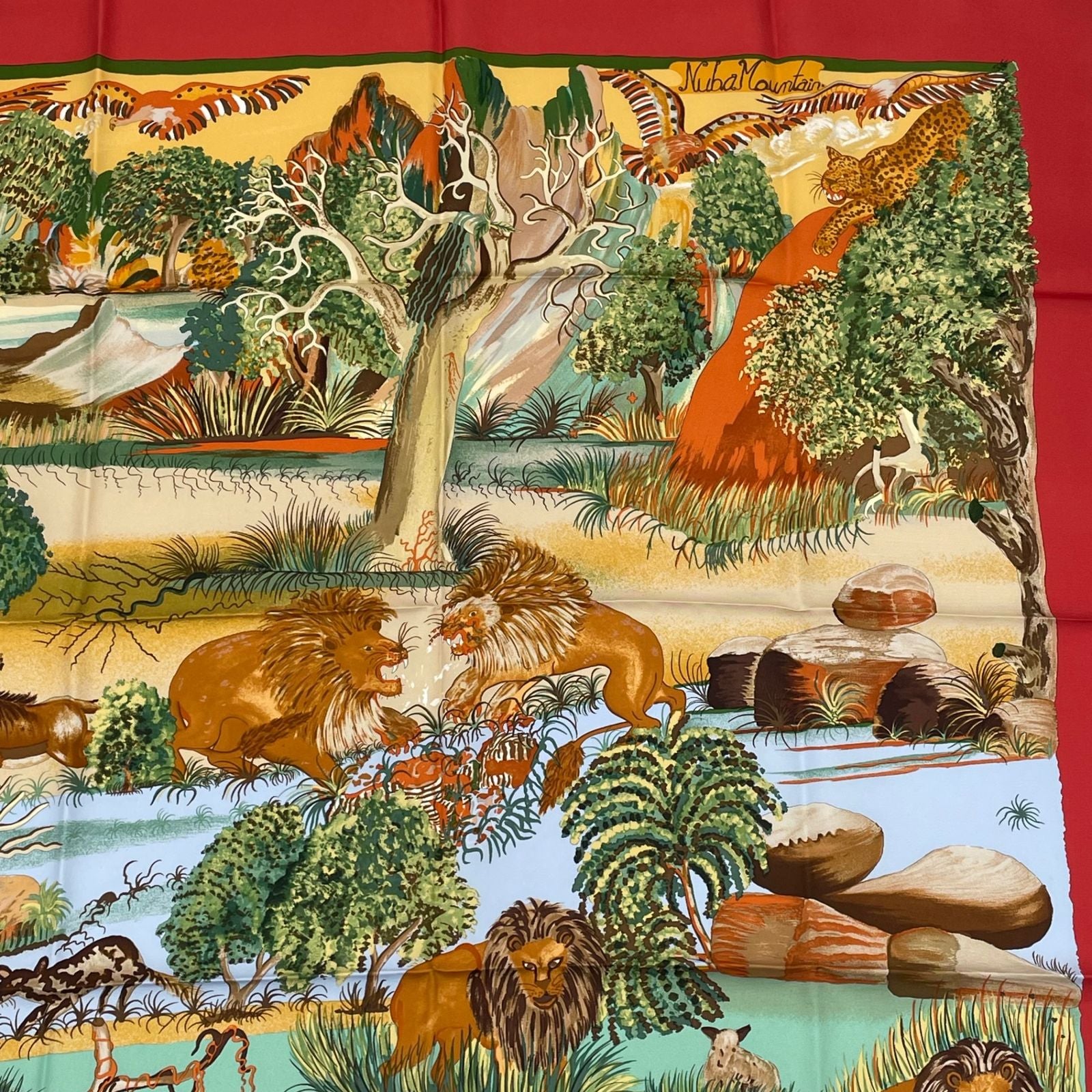 Hermes Carre 90 Nuba Mountain Scarf Silk 100% — view 5