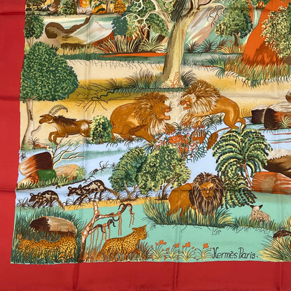 Hermes Carre 90 Nuba Mountain Scarf Silk 100% — view 4
