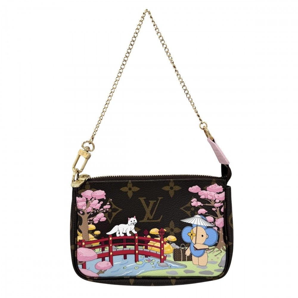 Louis Vuitton Handbag Mini Pochette Vivienne Holiday Pouch Monogram Canvas
