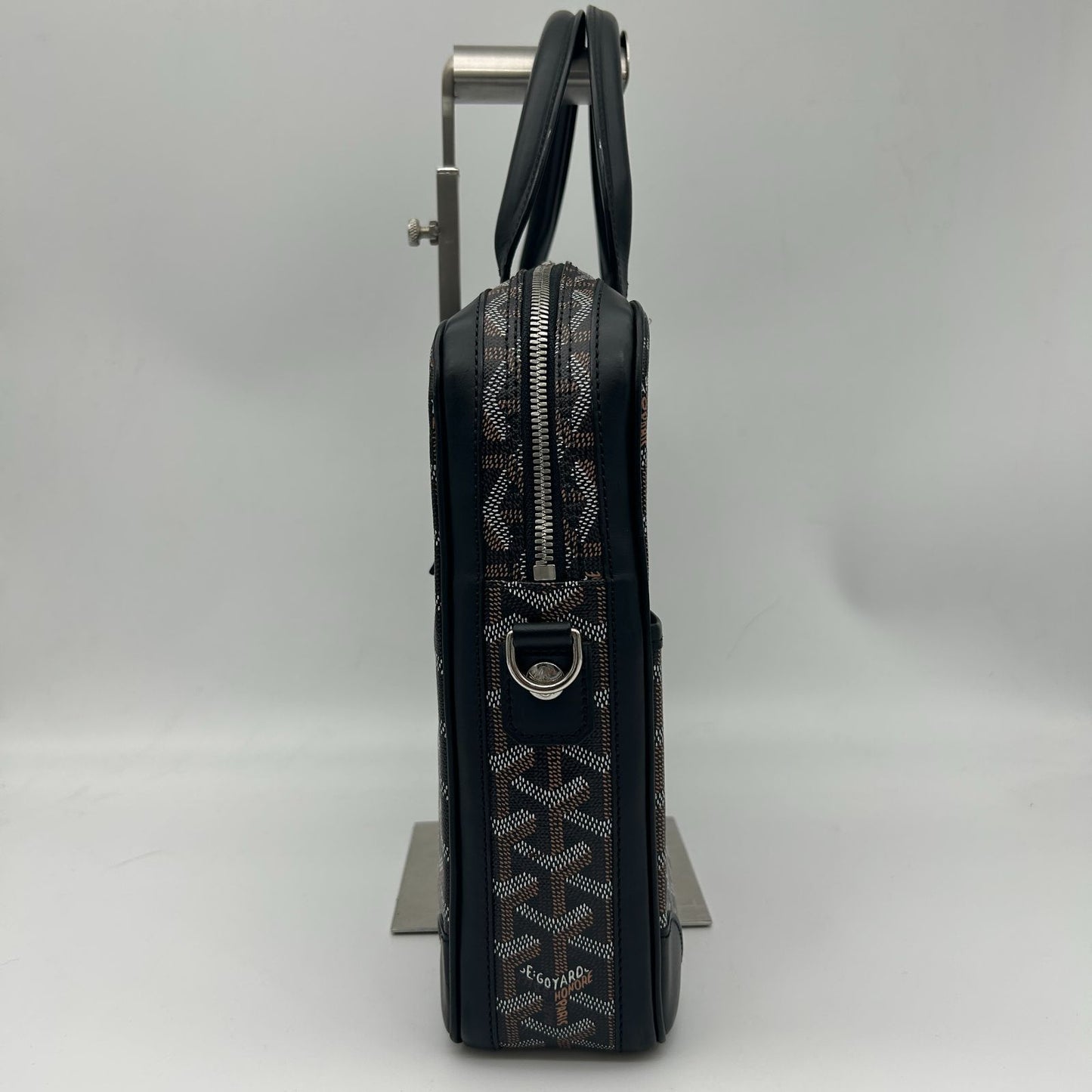 Goyard Ambassador PM Leather Black Handbag — view 3