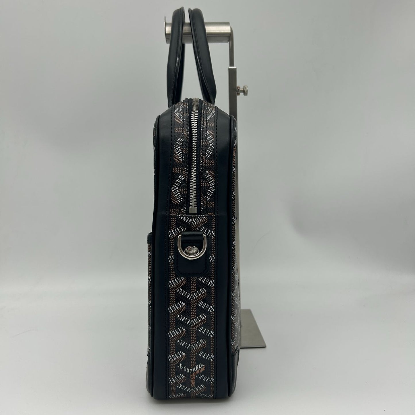 Goyard Ambassador PM Leather Black Handbag — view 4