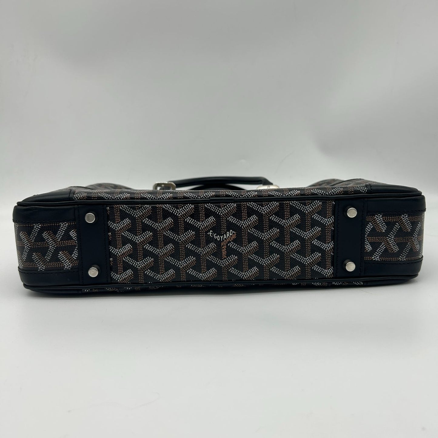 Goyard Ambassador PM Leather Black Handbag — view 5