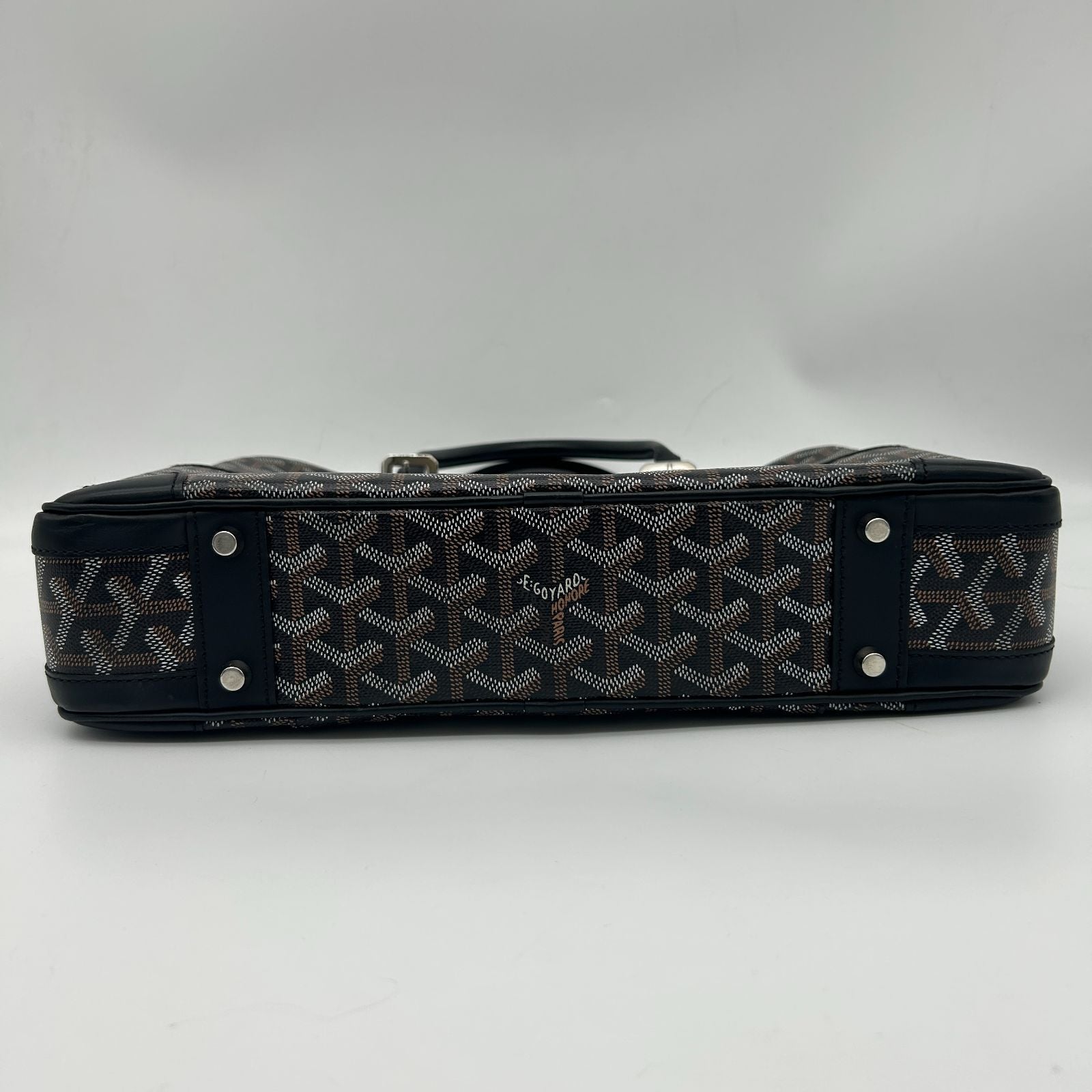 Goyard Ambassador PM Leather Black Handbag — view 5