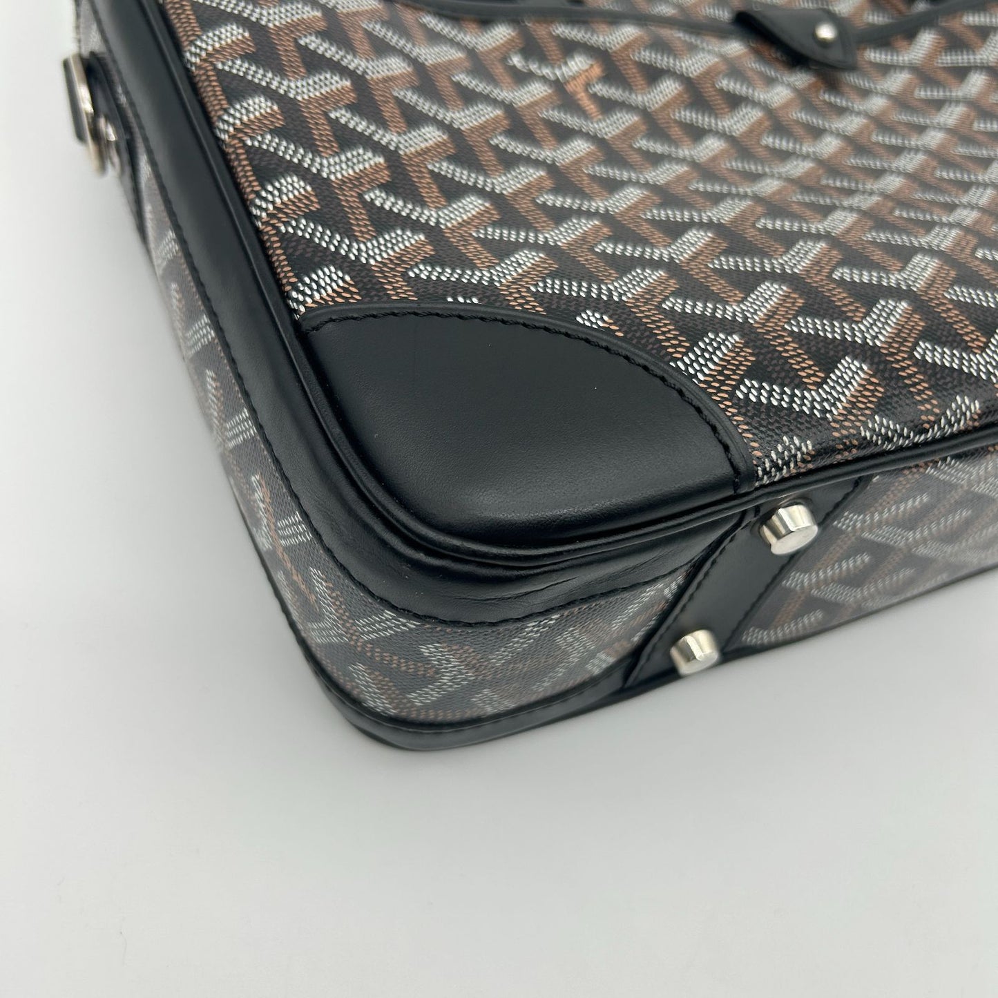 Goyard Ambassador PM Leather Black Handbag — view 6
