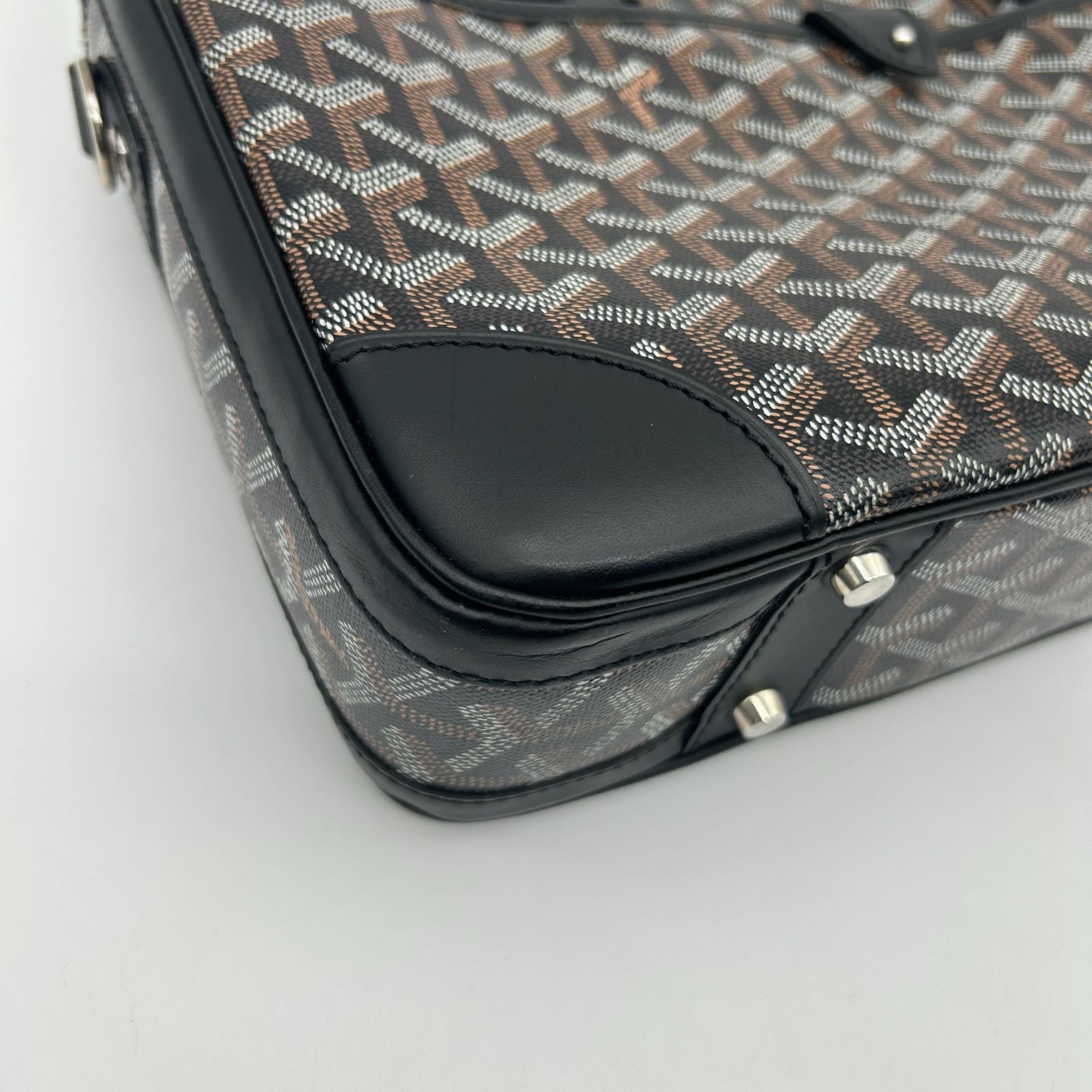 Goyard Ambassador PM Leather Black Handbag — view 6