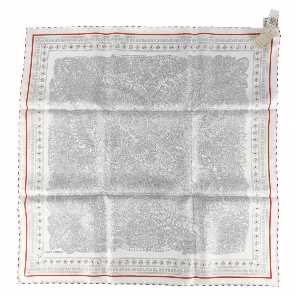 Hermes Scarf Carre 55 Maharani's Garden Bandana le Jardin de la Mahar Silk — view 2
