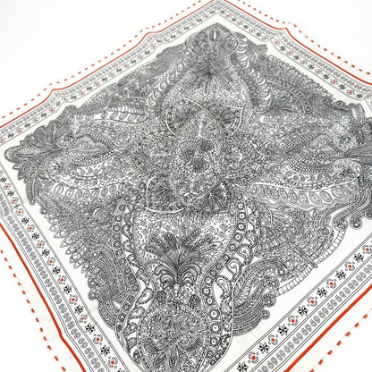 Hermes Scarf Carre 55 Maharani's Garden Bandana le Jardin de la Mahar Silk — view 5
