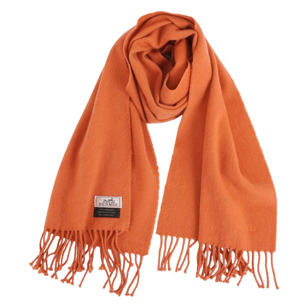 Hermes Scarf Shawl Fringe Cashmere — view 4