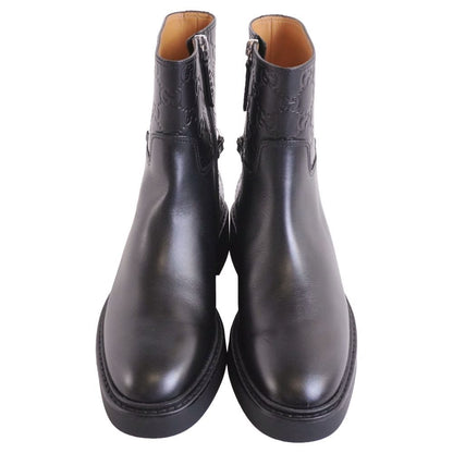 Gucci Boots Short Horsebit GG Pattern — view 4