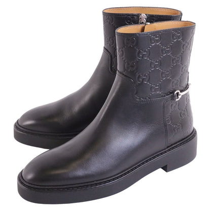 Gucci Boots Short Horsebit GG Pattern — view 2