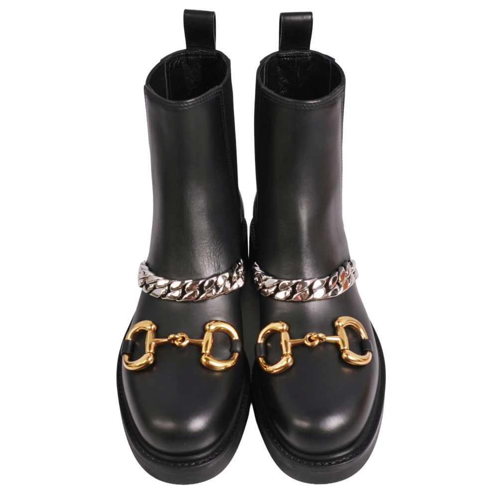 Gucci Side Gore Boots Chelsea Horsebit — view 4