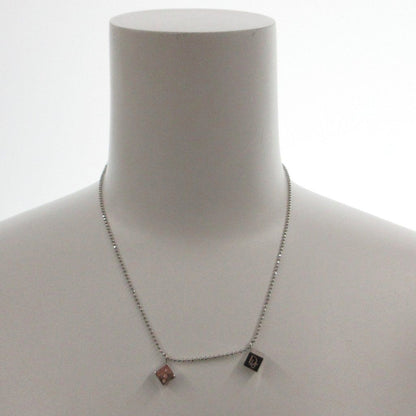Dior Pendant Dice Logo Silver Color Pink — view 5
