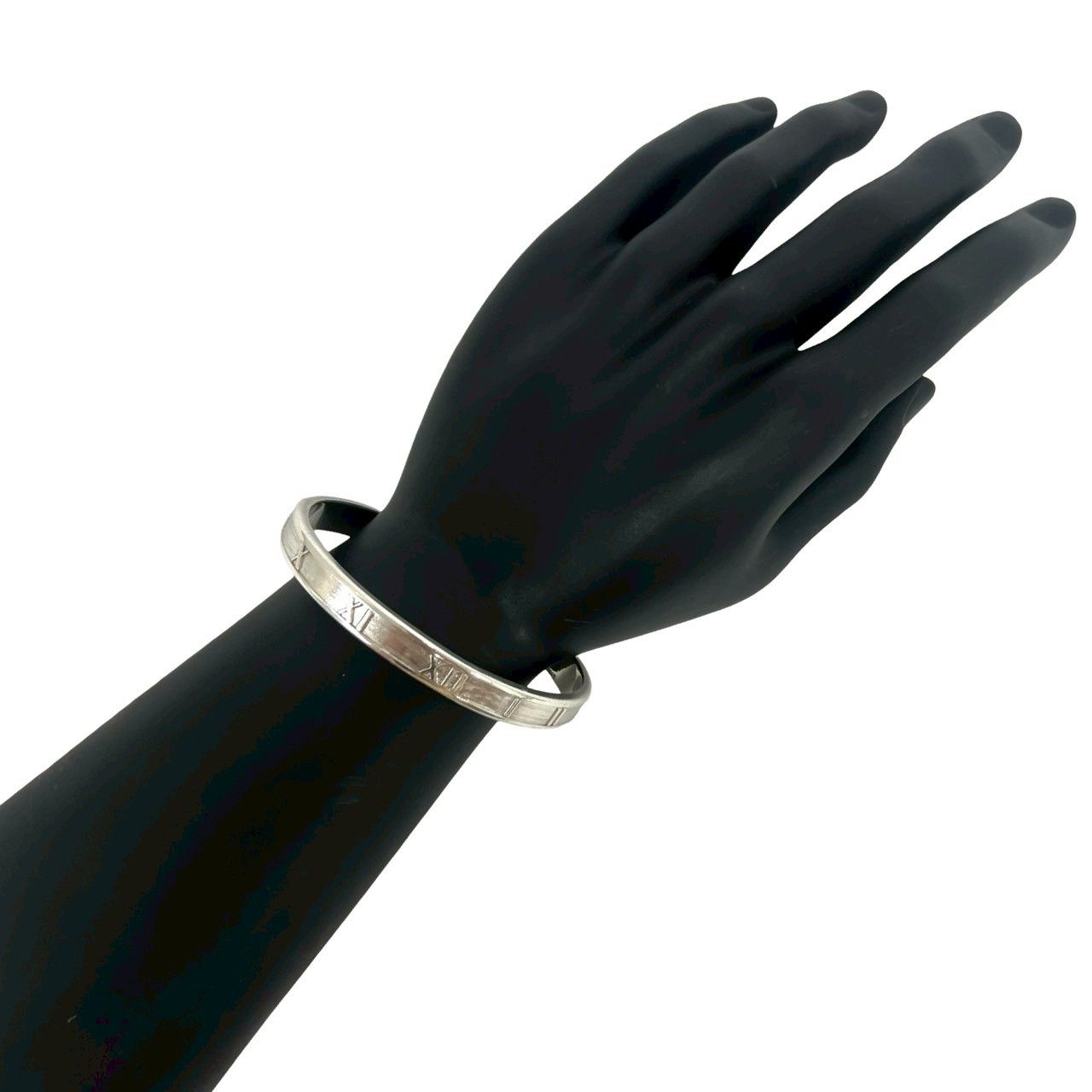 Tiffany & Co Vintage Atlas Bangle 925 Sterling Silver Bracelet — view 2