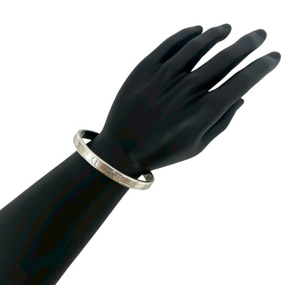 Tiffany & Co Vintage Atlas Bangle 925 Sterling Silver Bracelet — view 2