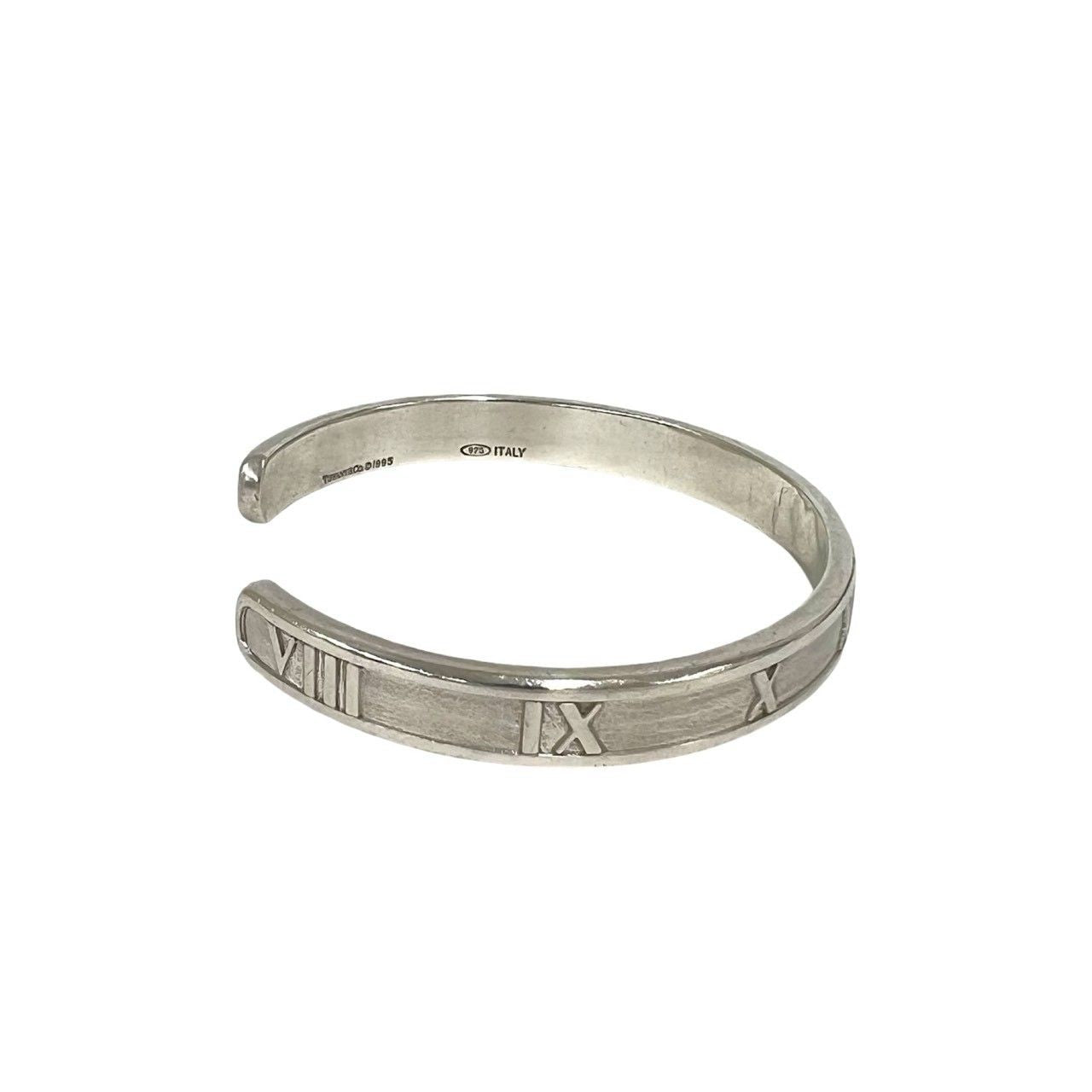 Tiffany & Co Vintage Atlas Bangle 925 Sterling Silver Bracelet — view 5