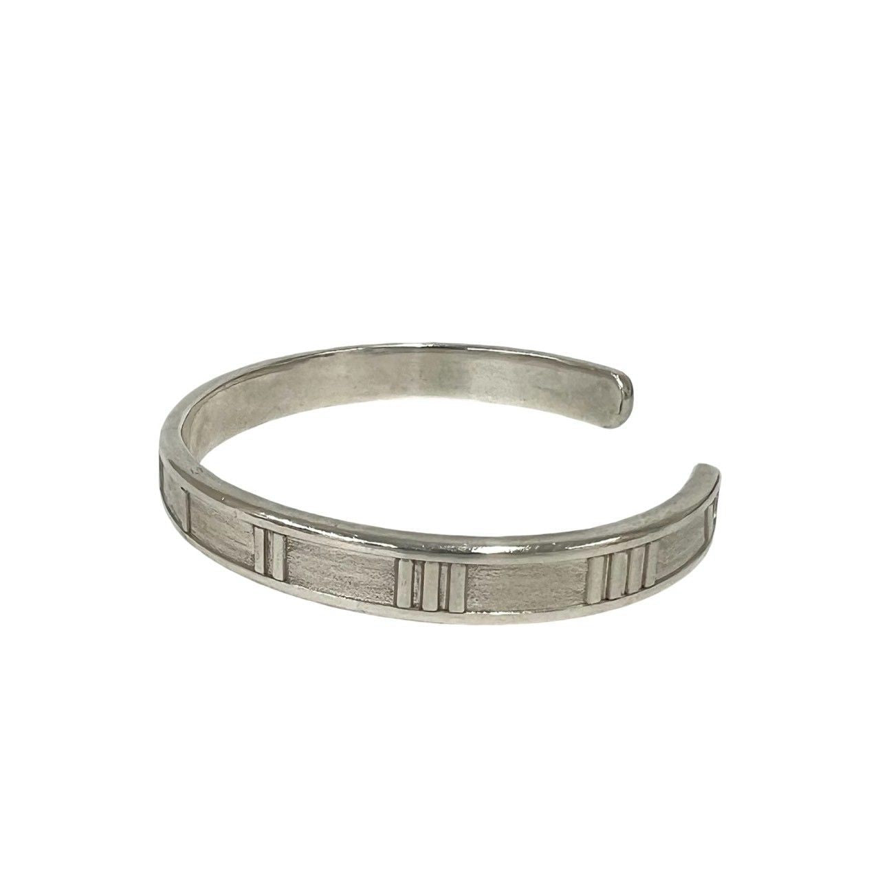 Tiffany & Co Vintage Atlas Bangle 925 Sterling Silver Bracelet — view 4