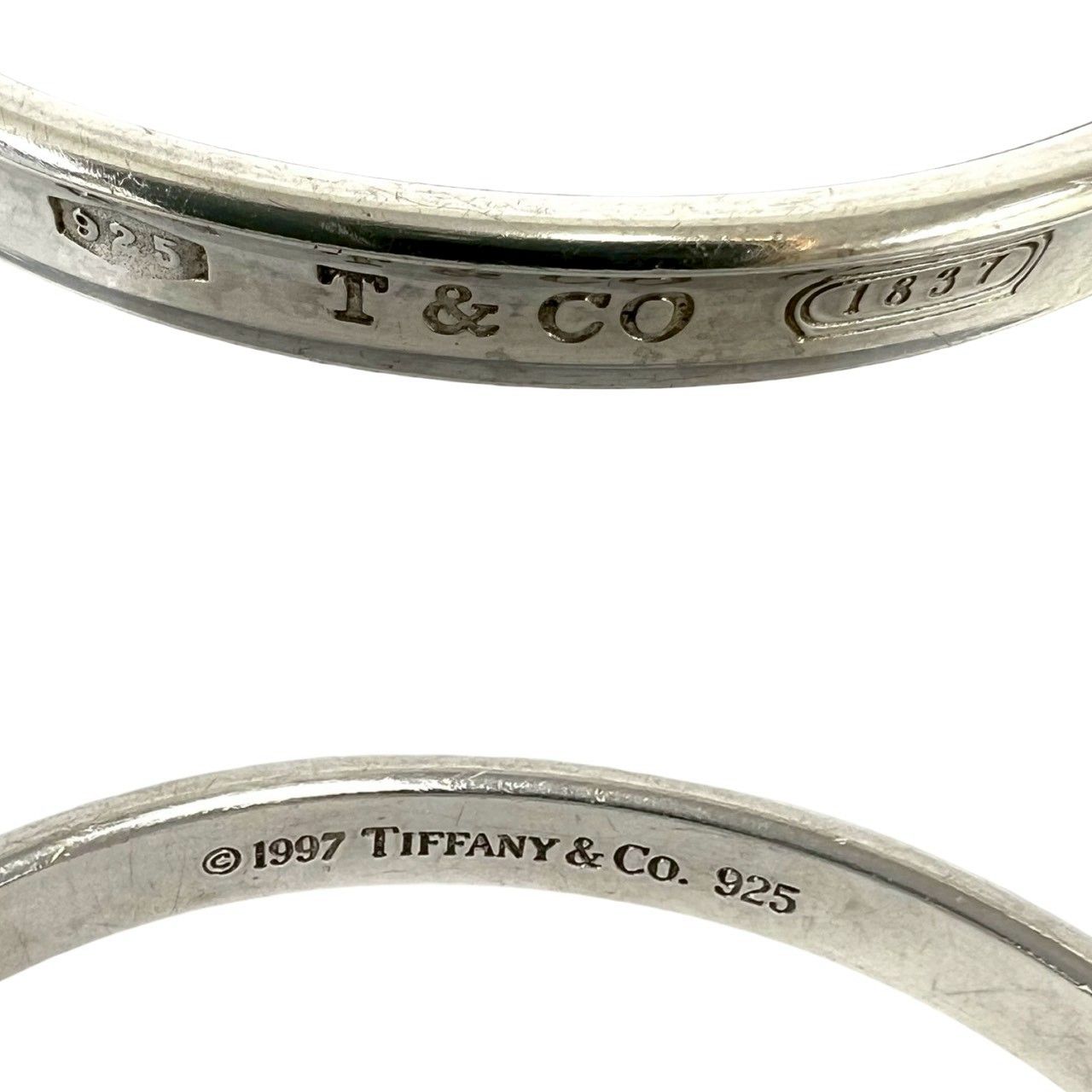 Tiffany & Co Narrow Bangle 925 Sterling Silver Bracelet — view 2