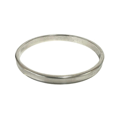 Tiffany & Co Narrow Bangle 925 Sterling Silver Bracelet — view 5
