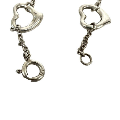 Tiffany & Co Vintage Open Heart Bracelet 925 Sterling Silver — view 4