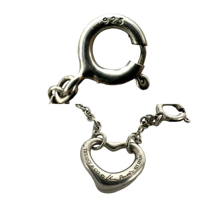 Tiffany & Co Vintage Open Heart Bracelet 925 Sterling Silver — view 3