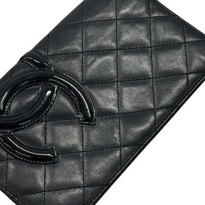 Chanel Wallet Cambon Lambskin Black Bifold — view 7