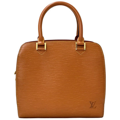 Louis Vuitton Bag Epi Handbag Pont Neuf Cipango Gold Brown Handheld Adult Going