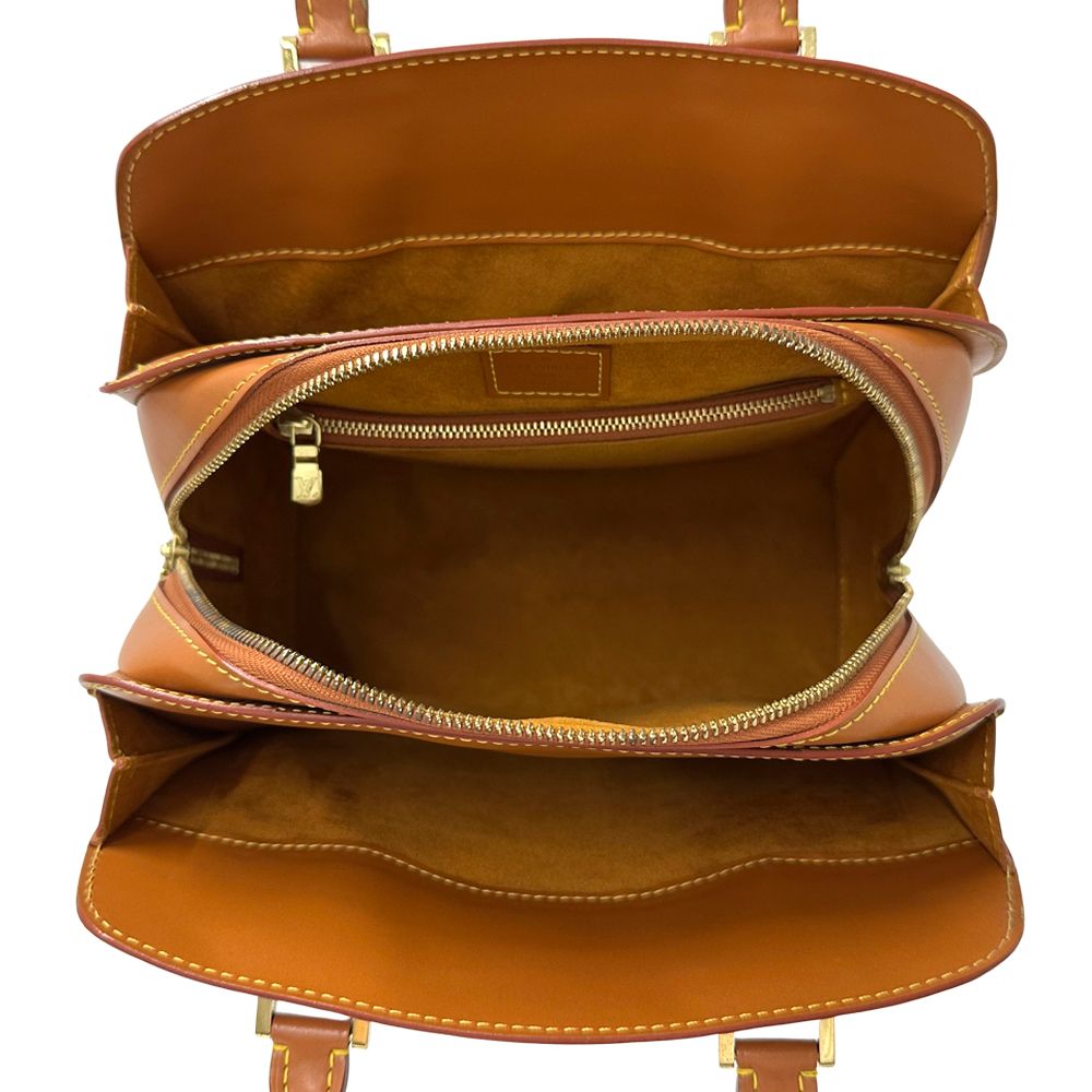 Louis Vuitton Bag Epi Handbag Pont Neuf Cipango Gold Brown Handheld Adult Going — view 5