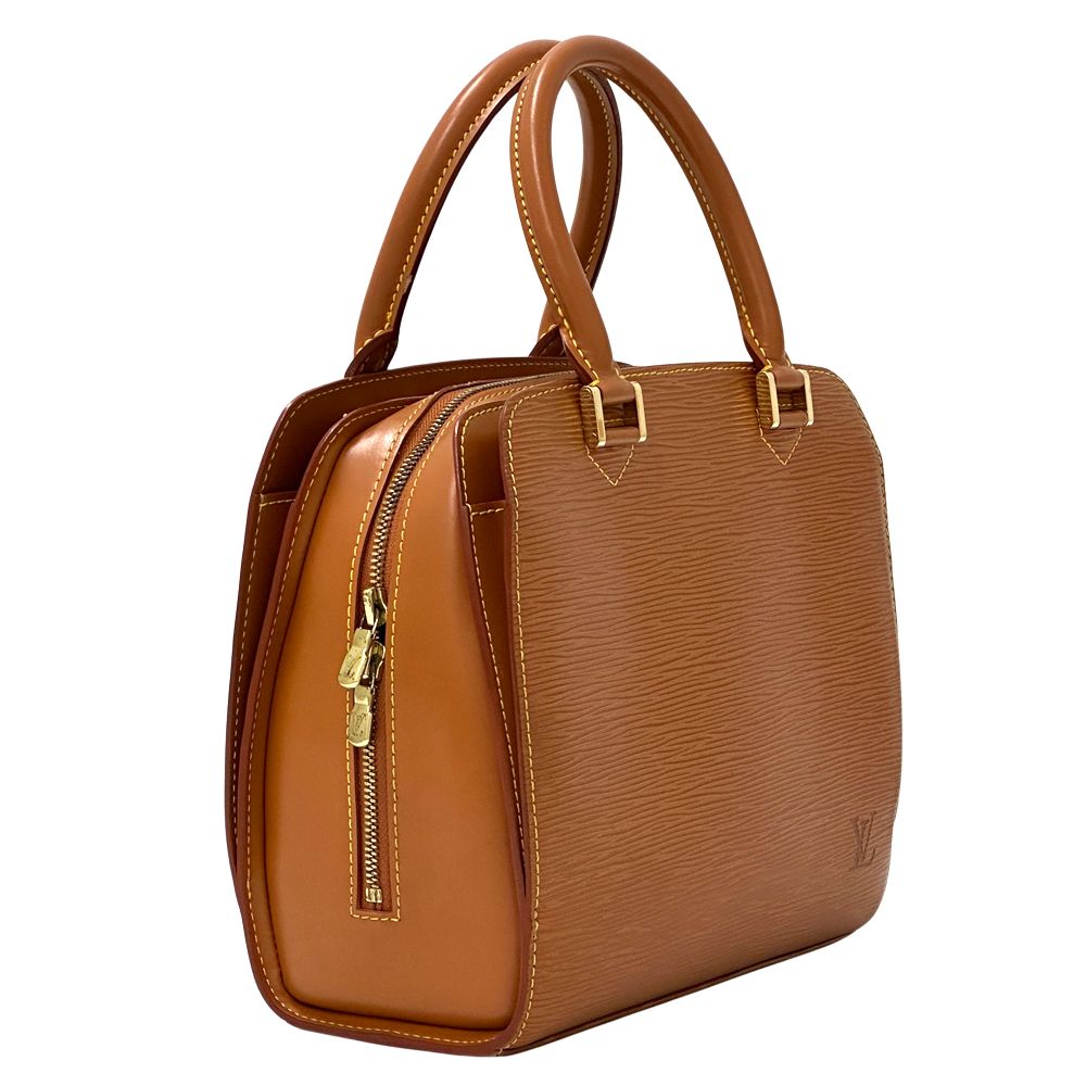 Louis Vuitton Bag Epi Handbag Pont Neuf Cipango Gold Brown Handheld Adult Going — view 3