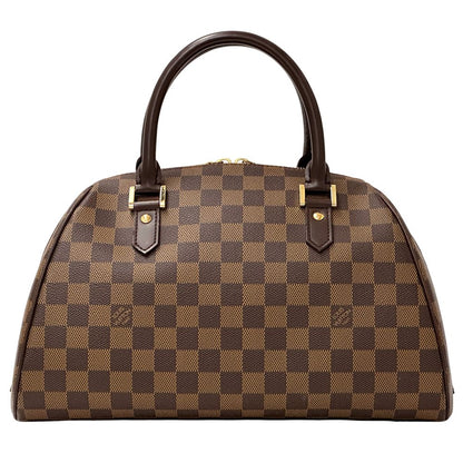 Louis Vuitton Bag Damier Handbag Riviera Ebene Brown