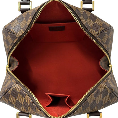 Louis Vuitton Bag Damier Handbag Riviera Ebene Brown — view 5