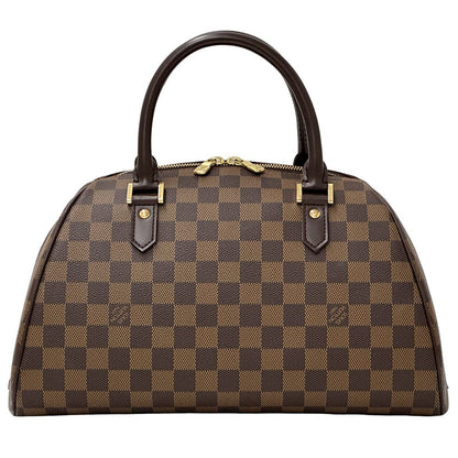 Louis Vuitton Bag Damier Handbag Riviera Ebene Brown — view 2