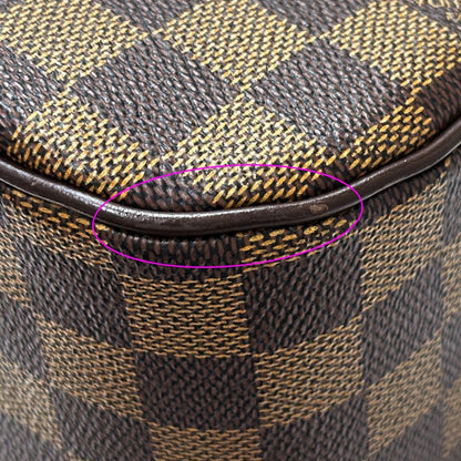 Louis Vuitton Bag Damier Handbag Riviera Ebene Brown — view 8