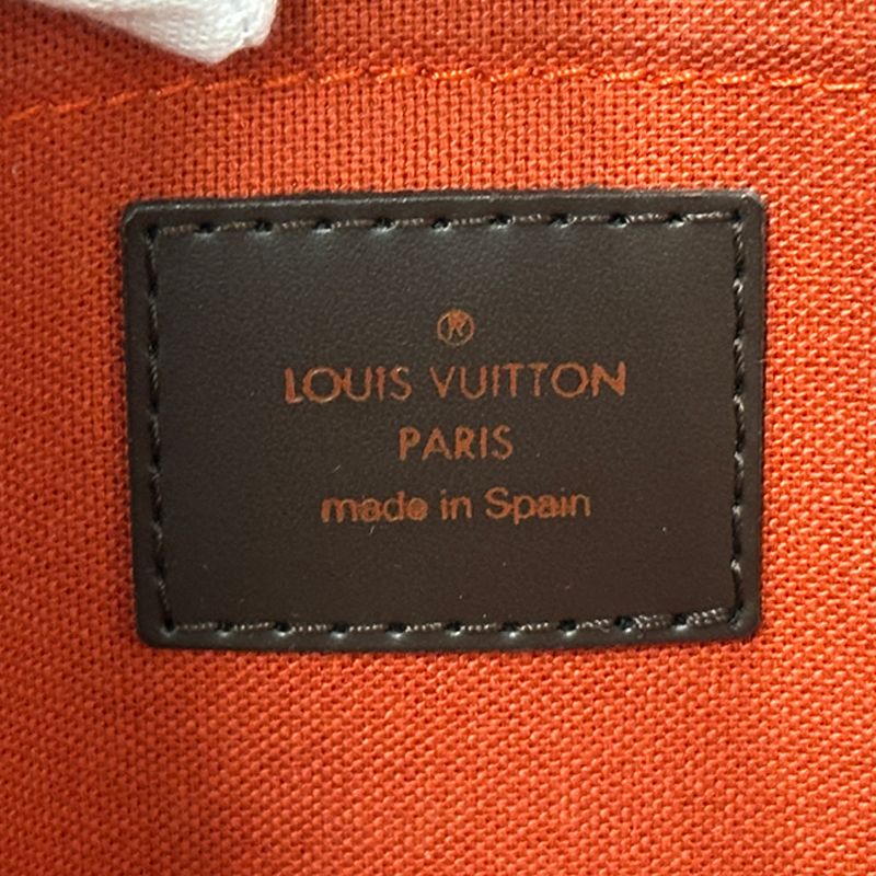 Louis Vuitton Bag Damier Handbag Riviera Ebene Brown — view 6
