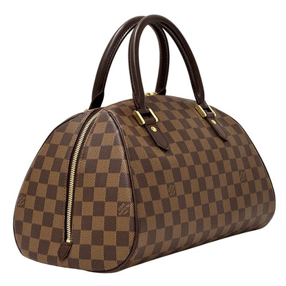 Louis Vuitton Bag Damier Handbag Riviera Ebene Brown — view 3