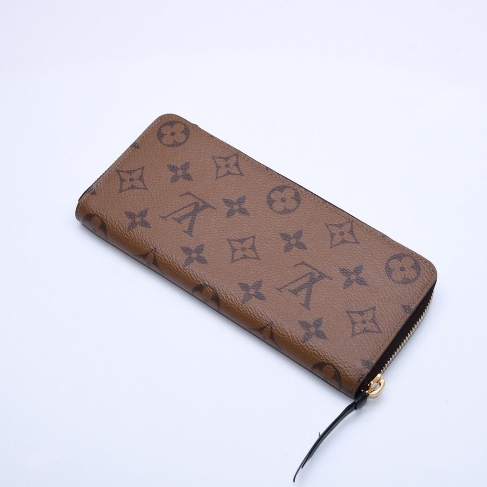Louis Vuitton Portefeuille Clemence Wallet Monogram Gold — view 4