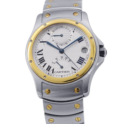 Cartier Santos Rondo Watch Vintage Anniversary Pieces Limited Silver Dial