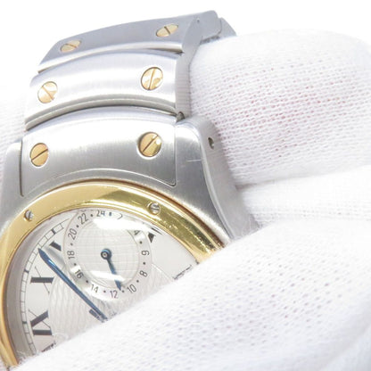 Cartier Santos Rondo Watch Vintage Anniversary Pieces Limited Silver Dial — view 6