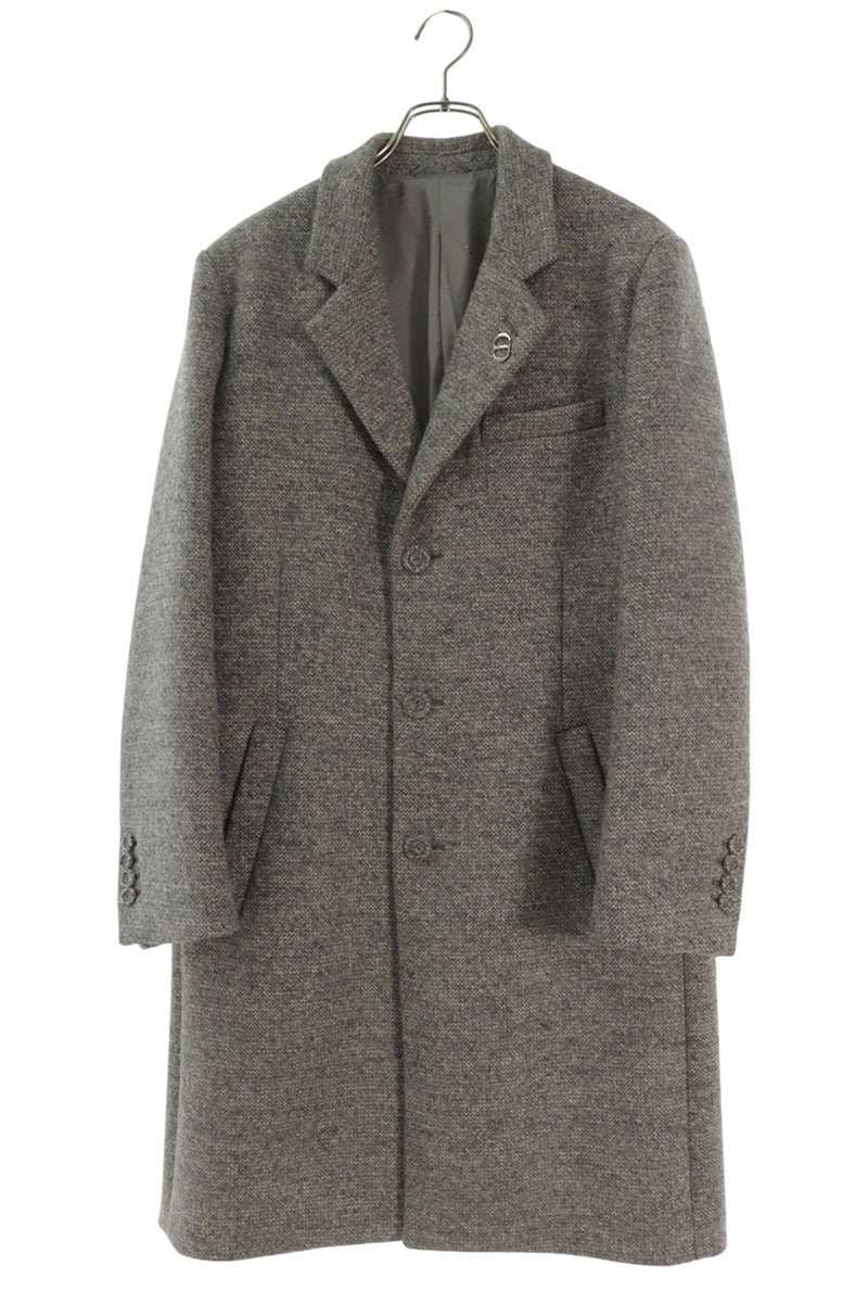 Dior Logo Brooch Coat Chesterfield 44