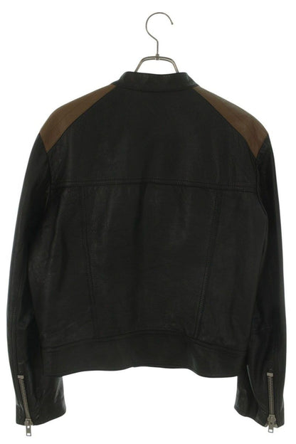Celine Cafe Leather Bicolor Jacket 50 — view 2