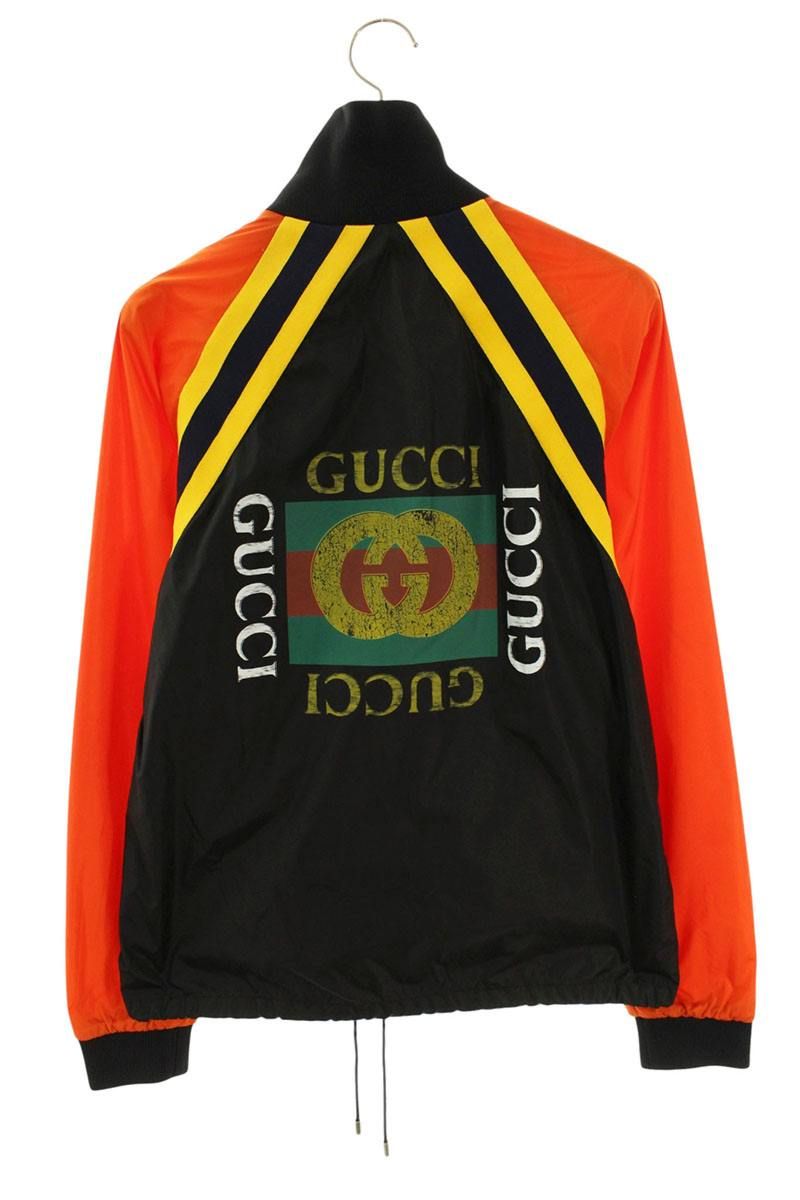 Gucci Back Vintage Logo Nylon Jacket 46 — view 2