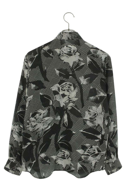 Dior Logo Embroidered Allover Pattern Long Sleeve Shirt 37 — view 2