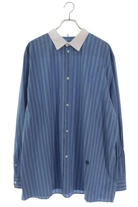 Loewe Striped Anagram Long Sleeve Shirt 42