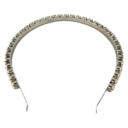 Miu Miu Headband White Silver Clear — view 2