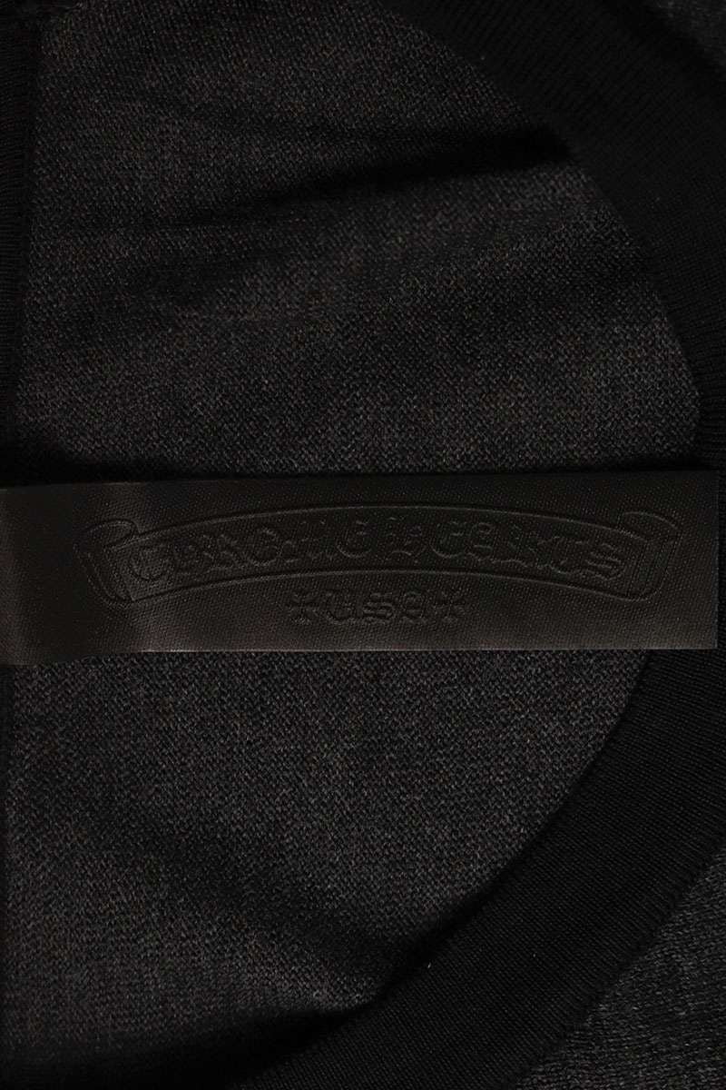 Chrome Hearts Mixed Emotions Long Sleeve Top with Triple Cross Patch — view 3