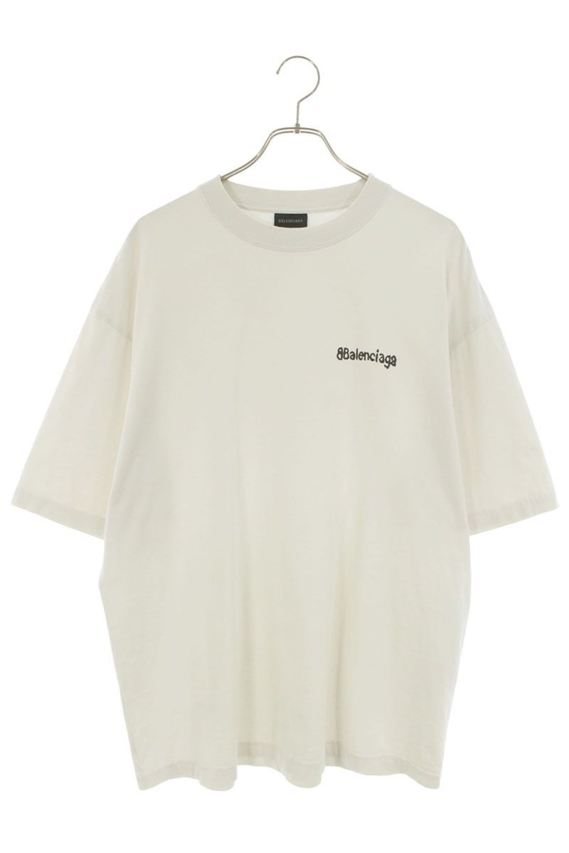 Balenciaga Soaked Logo Print T-Shirt