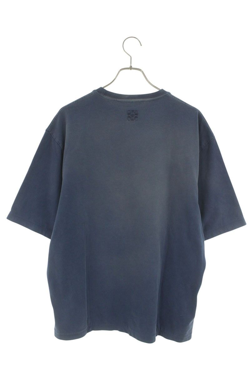 Loewe Oversized Washed Logo Embroidery T-Shirt — view 2