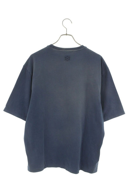 Loewe Oversized Washed Logo Embroidery T-Shirt — view 2