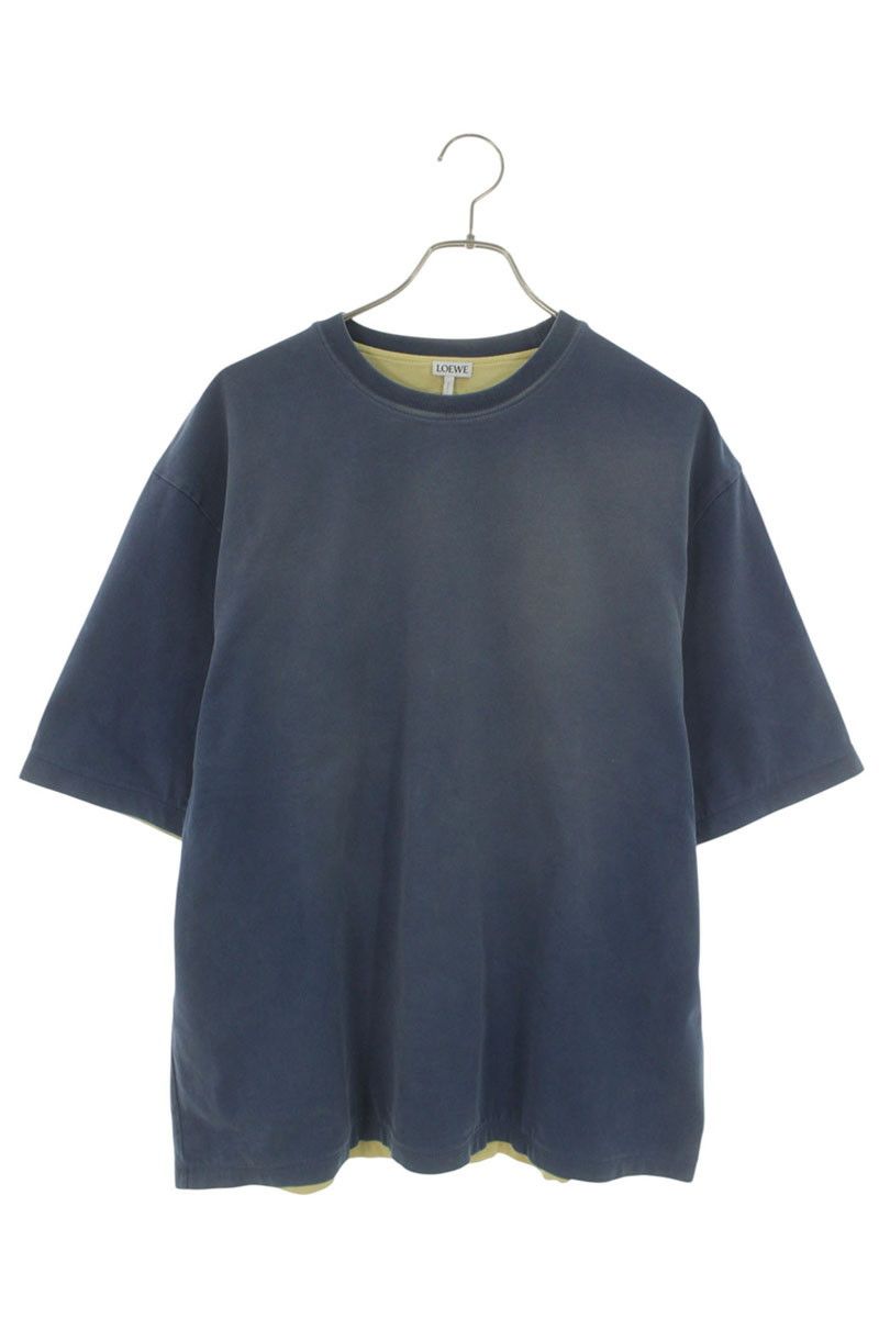 Loewe Oversized Washed Logo Embroidery T-Shirt