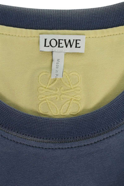Loewe Oversized Washed Logo Embroidery T-Shirt — view 3